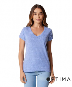 Polera Cuello V Snow Optima