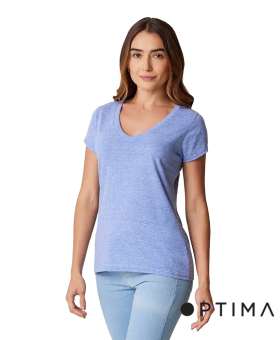 Polera Cuello V Snow Optima