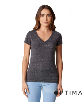 Polera Cuello V Snow Optima