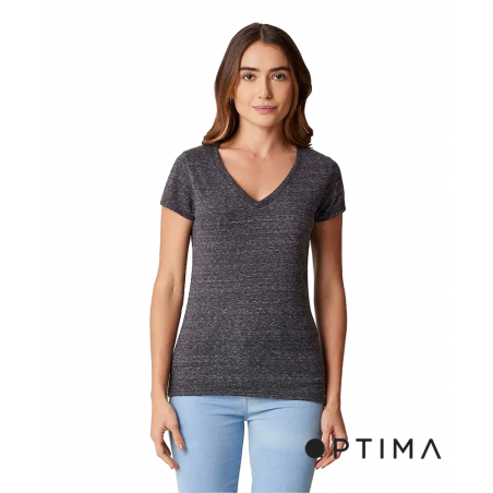 Polera Cuello V Snow Optima