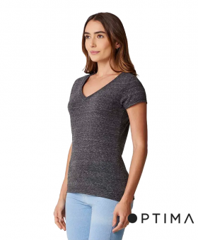 Polera Cuello V Snow Optima