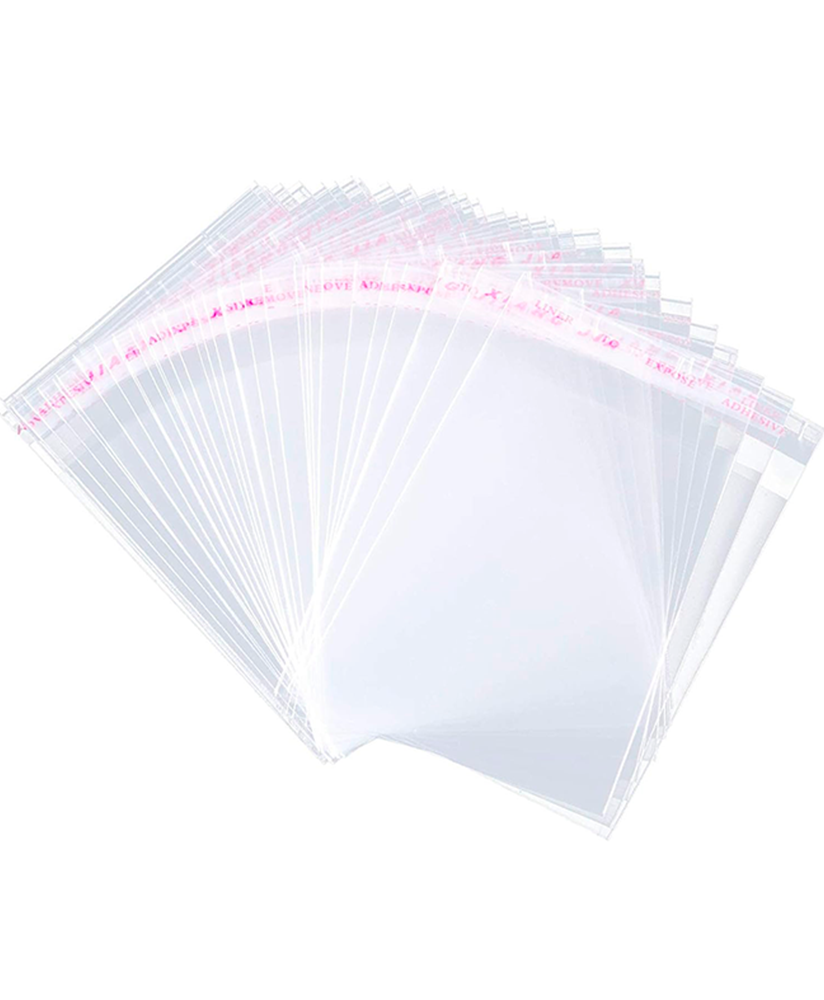 Bolsa Transparente Autoadhesiva 25x34cm
