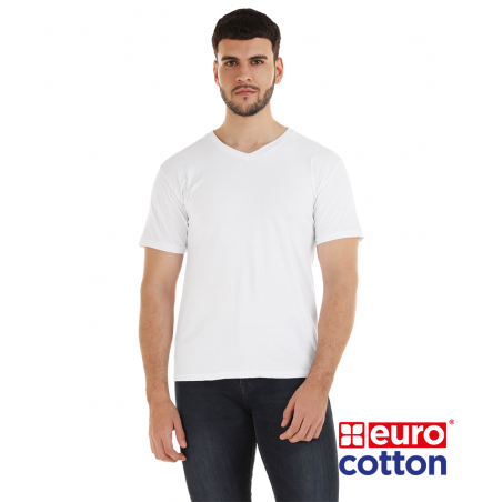 Polera Cuello V Eurocotton