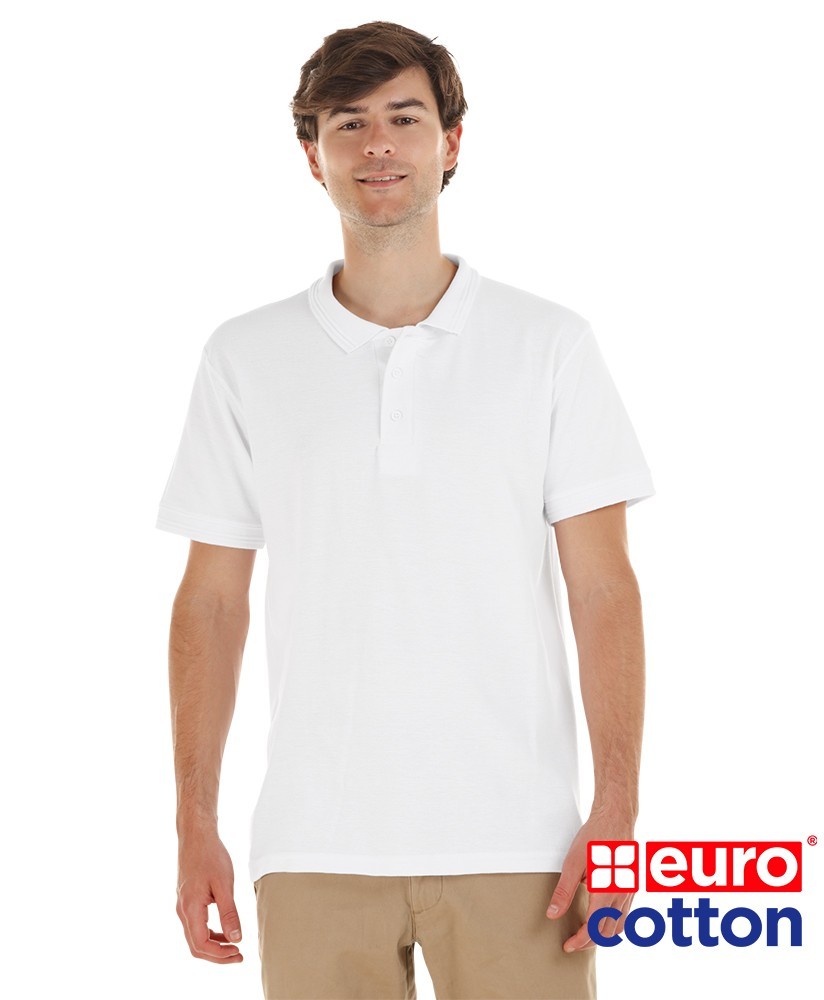 Polera Piqué Caballero Eurocotton
