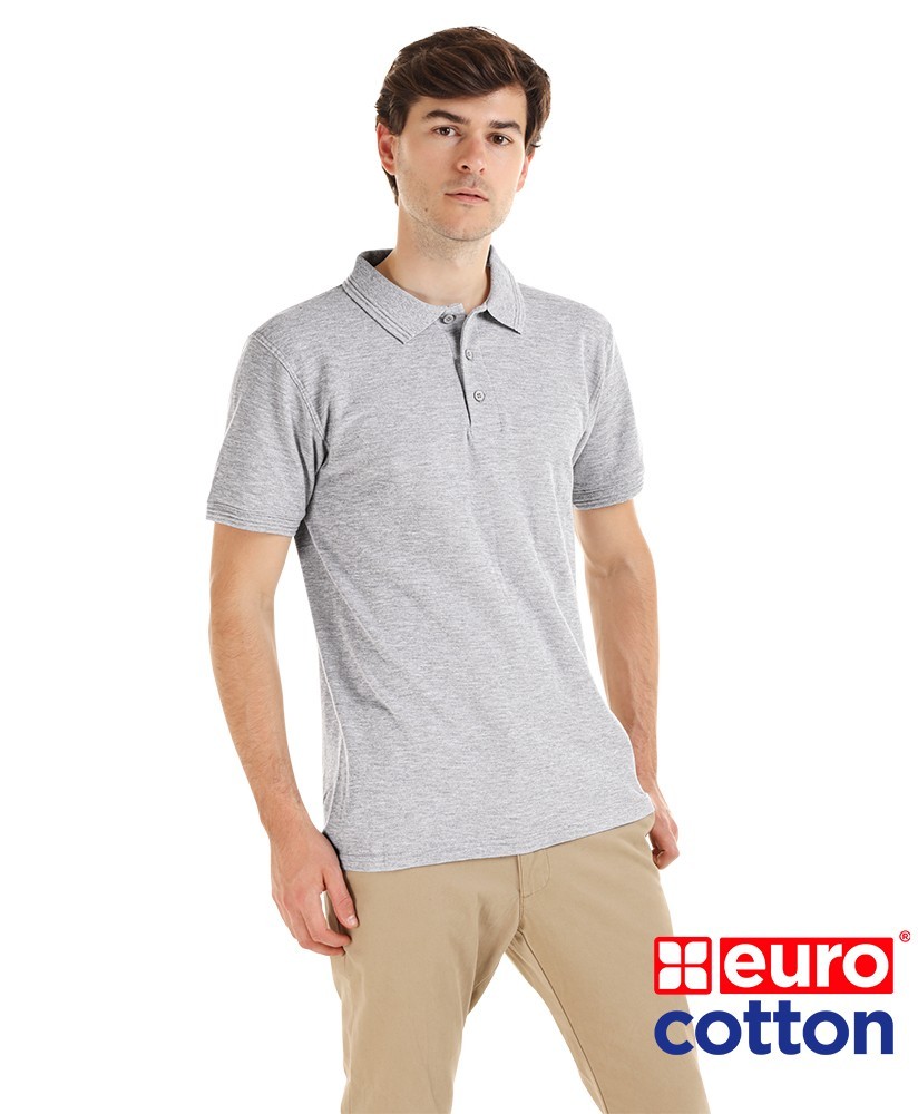 Polera Piqué Caballero Eurocotton