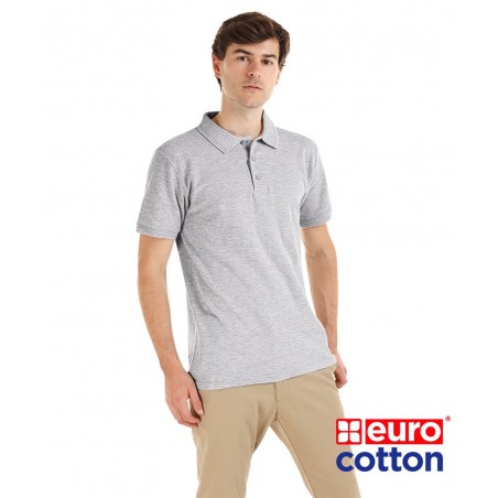 Polera Piqué Caballero Eurocotton