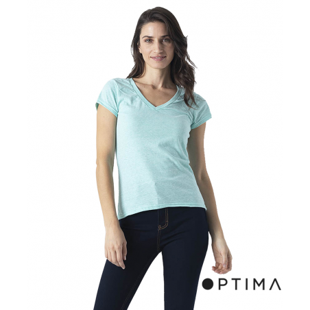 Polera Cuello V Snow Optima